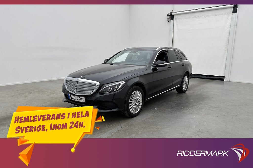 Mercedes-Benz C 250 T d 4M Exclusive M&K-Värm Skinn Drag GPS