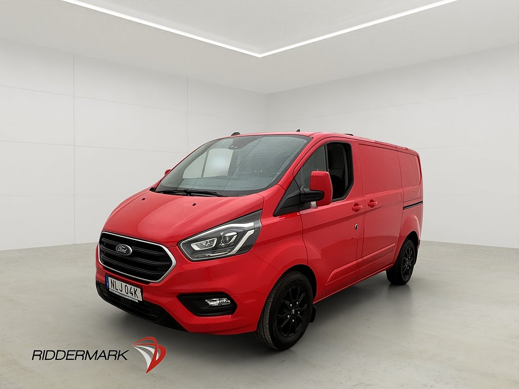 Ford transit-custom 170hk Ny-Kamrem Värm 2xDörr CARPLAY Moms