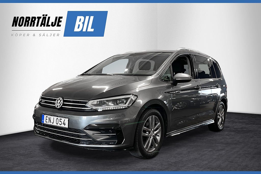 Volkswagen Touran R-LINE 7-SITS 1.4 150 HK DRAG M&K CARPLAY B-KAMERA PDC