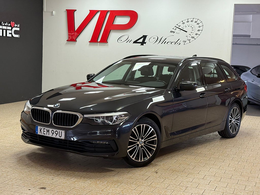 BMW 520d (190 hk) xDrive Touring Steptronic Navi Drag Sport line