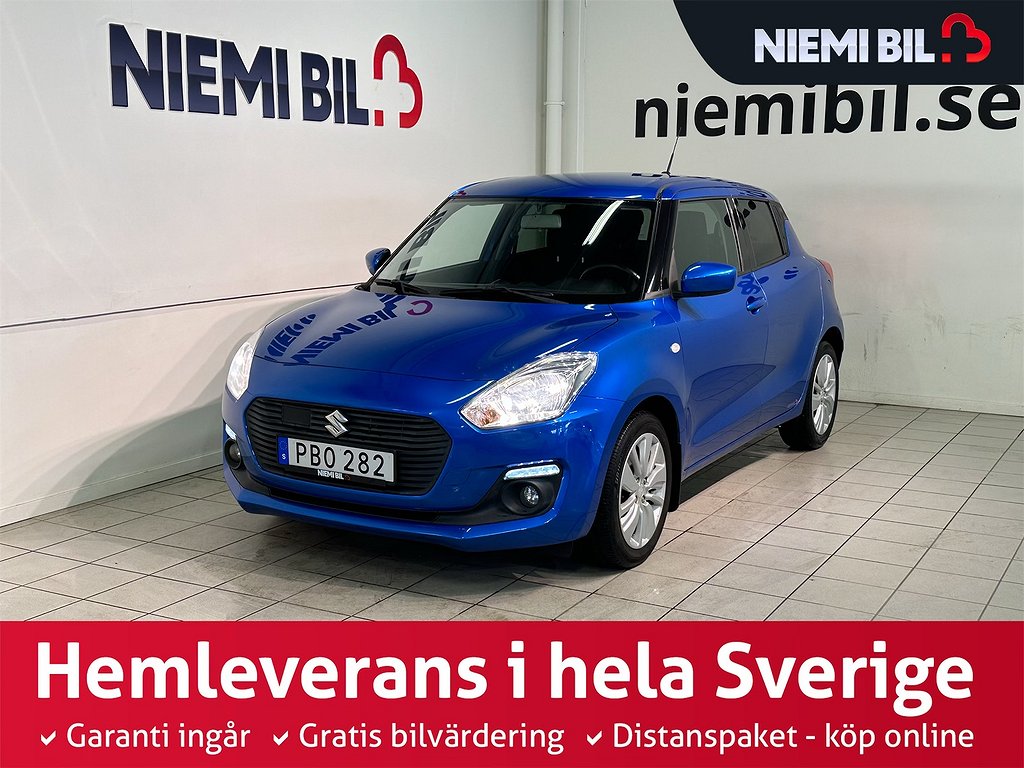 Suzuki Swift 1.2 Backkamera Carplay Farthållare S/V-hjul