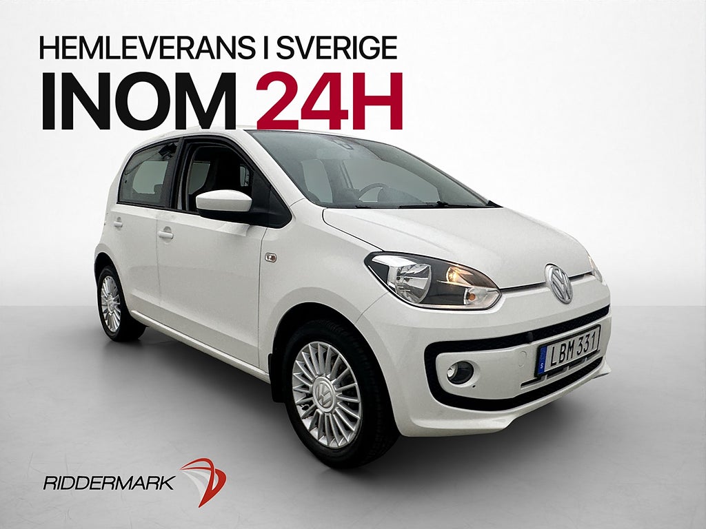 Volkswagen UP! 1.0 MPI high up! M-Värmare Bluetooth