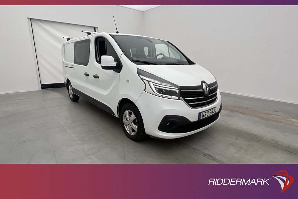 Renault trafic CrewVan L2 Värmare Drag B-Kamera 6-Sits Moms