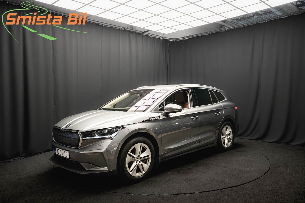 Skoda Enyaq iV 80x LÄDER DRAG 360° CANTON ELSTOLAR MINNE 1-ÄGARE MOMS