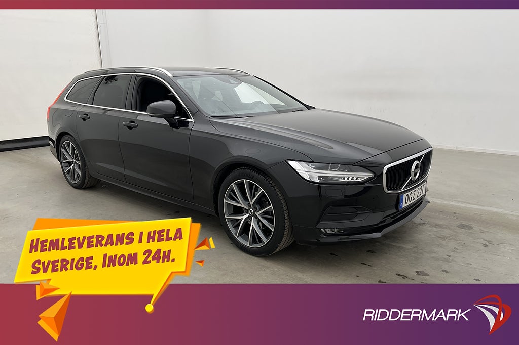 Volvo V90 D4 AWD Momentum VOC Värmare Kamera Rattvärme Drag