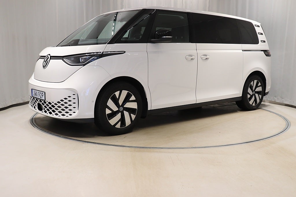 Volkswagen ID. Buzz PRO Lång 91 kWh 7-Sits Drag Kamera Carplay 2025