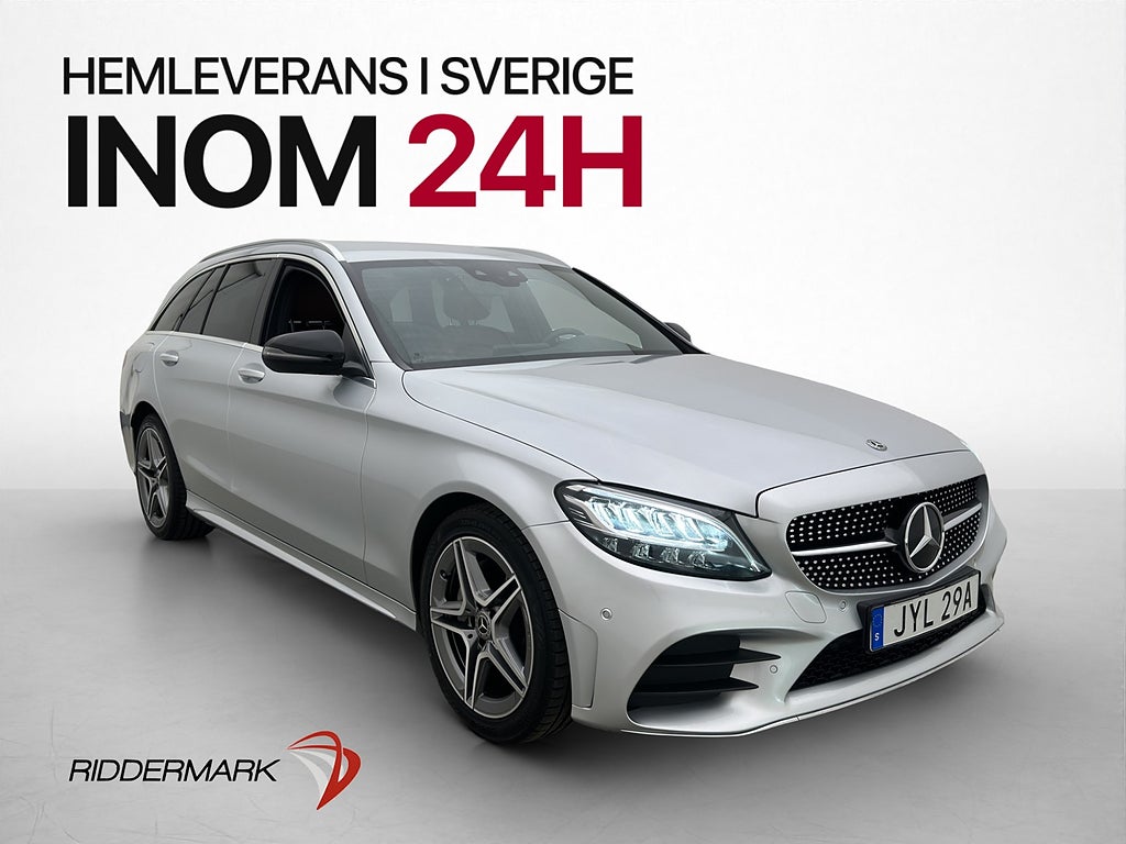 Mercedes-Benz C200 T AMG Line 184hk Kamera Skinn Navi Drag