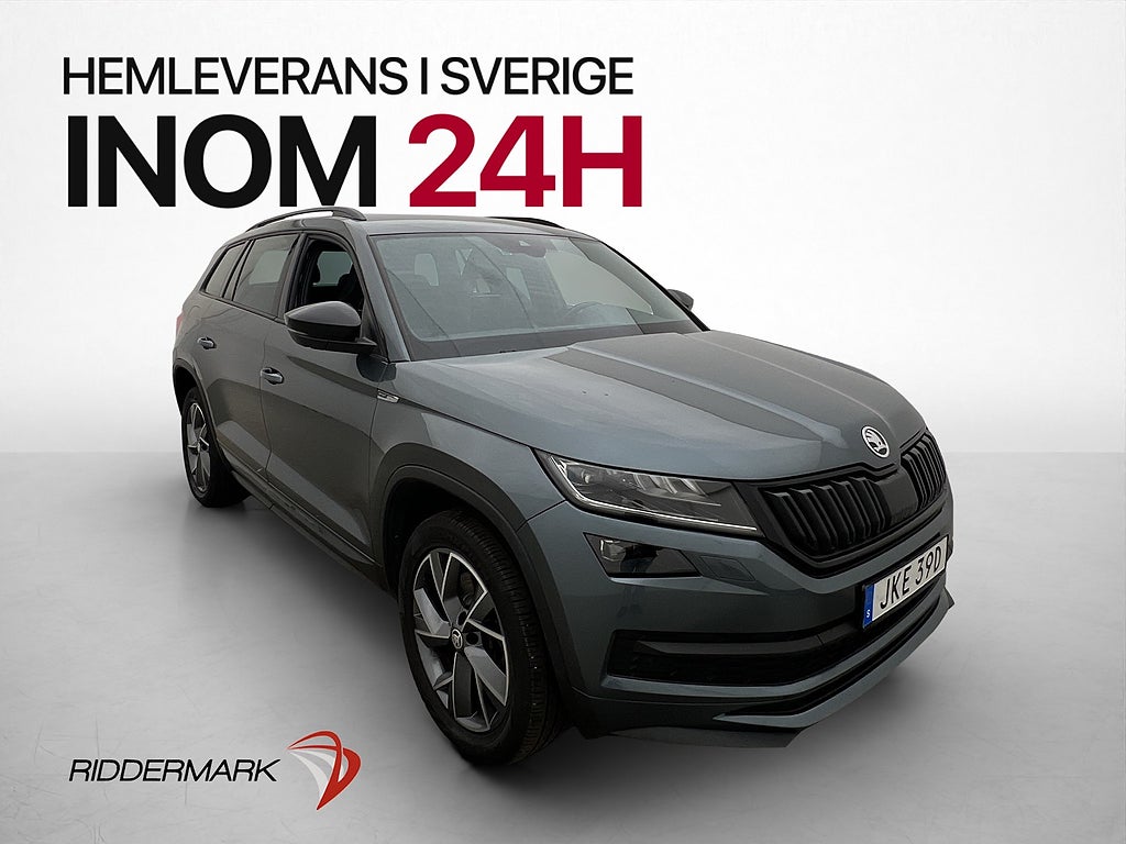 Skoda Kodiaq TSI 4x4 Sportline 7-Sits Cockpit Canton Drag