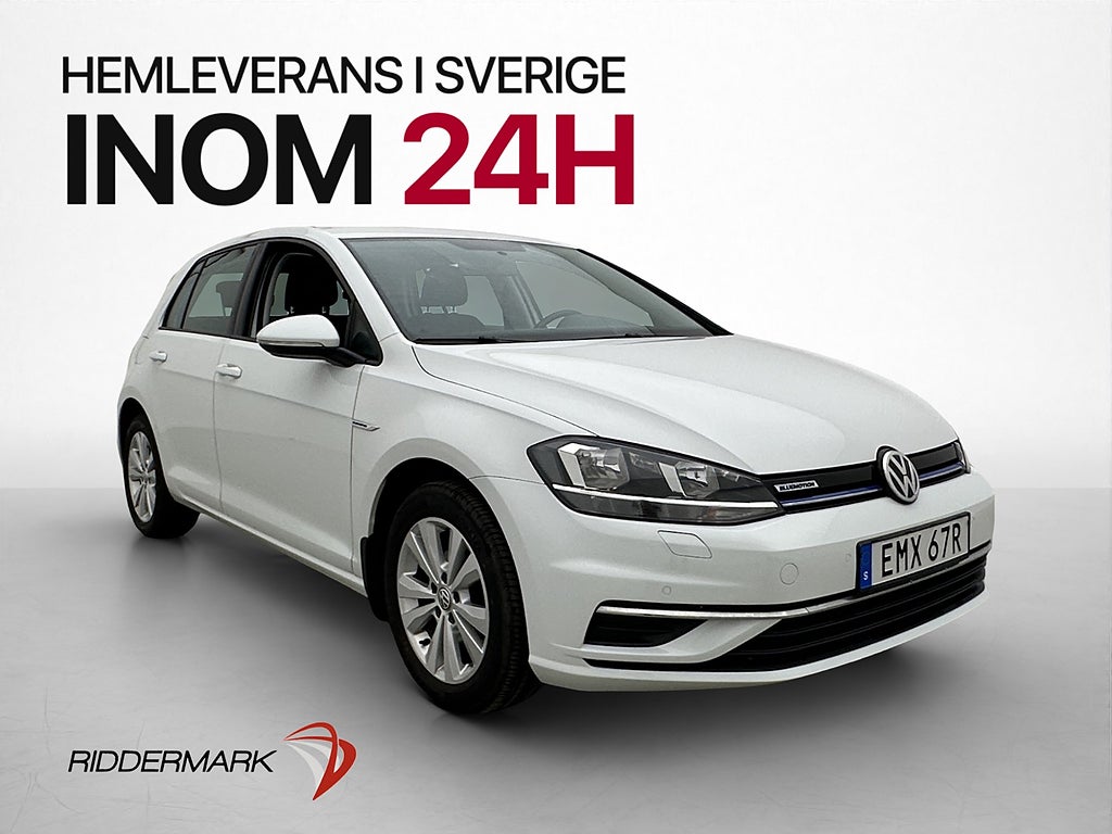 Volkswagen Golf 1.5 TGI 130hk P-Sensorer CarPlay Adpt-Fart