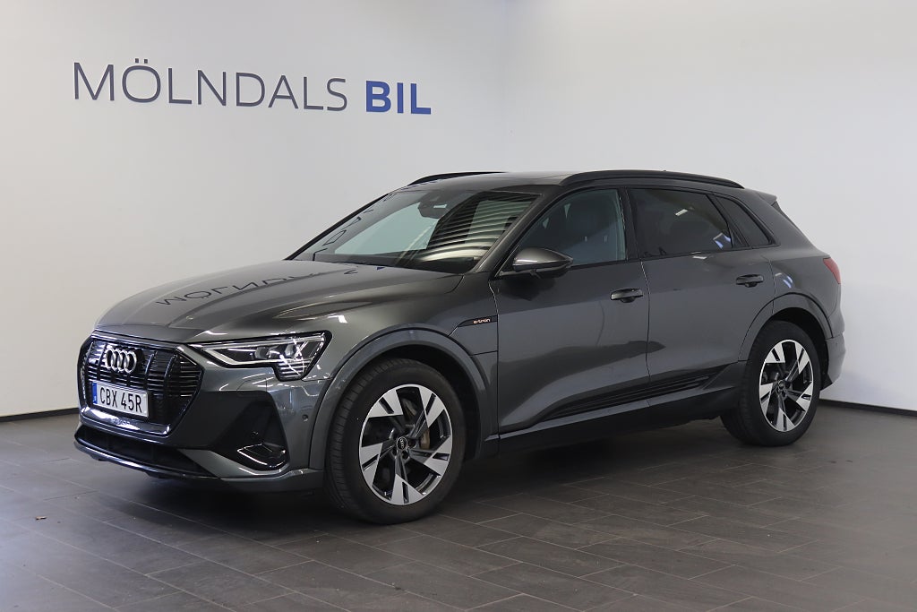 Audi E-Tron 55 Quattro S Line Panorama B&O 360° Matrix Drag 408Hk