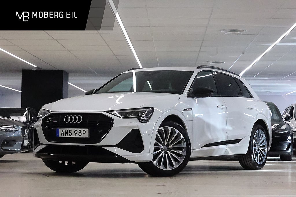 Audi E-Tron 50 quattro 313hk S Line B&O Pano 360 Matrix Drag