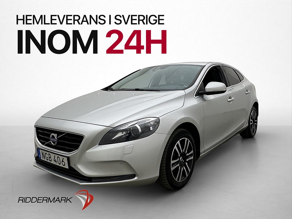 Volvo V40 D2 120hk Momentum Värmare Kamera Navi 0.38l/Mil