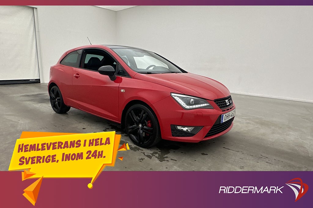 Seat Ibiza Cupra 1.8 TSI 192hk Taklucka CarPlay Navi