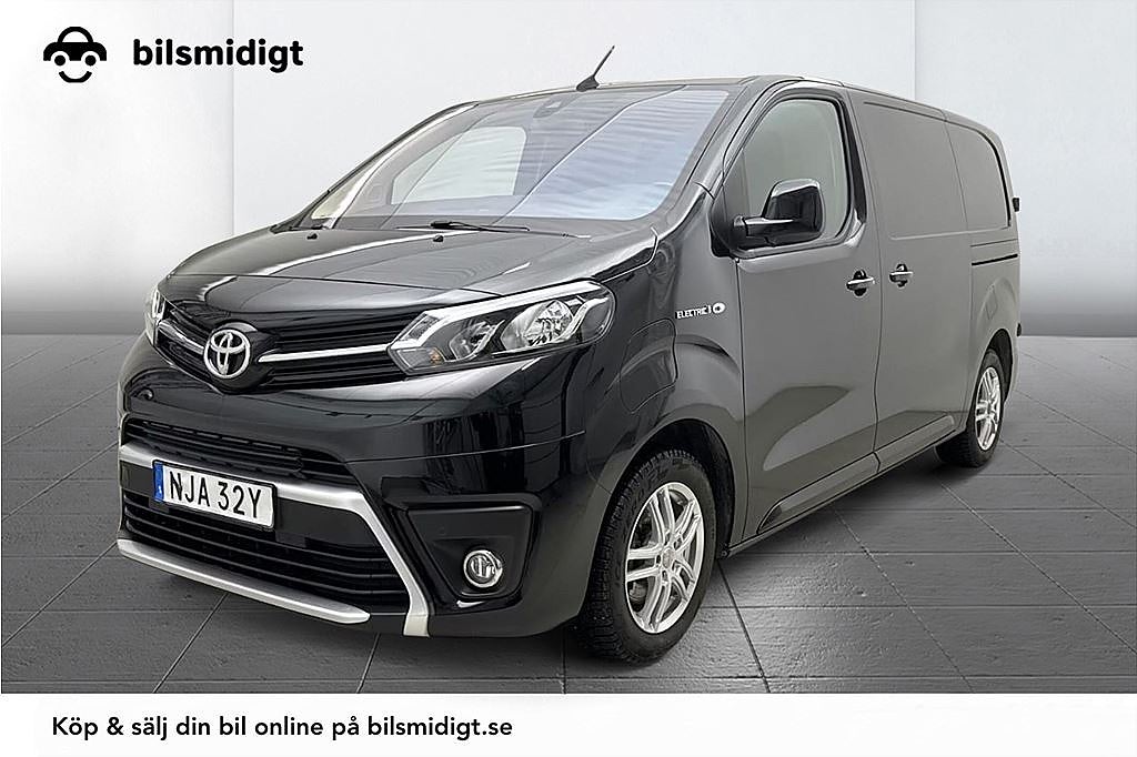 Toyota ProAce Electric 75 kWh 2xSidodörr Navi Kamera CarPlay MOMS 136hk