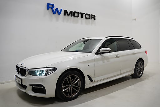 BMW 520d xDrive M Sport H/K Cockpit HUD B-kamera Skinn Drag Navi