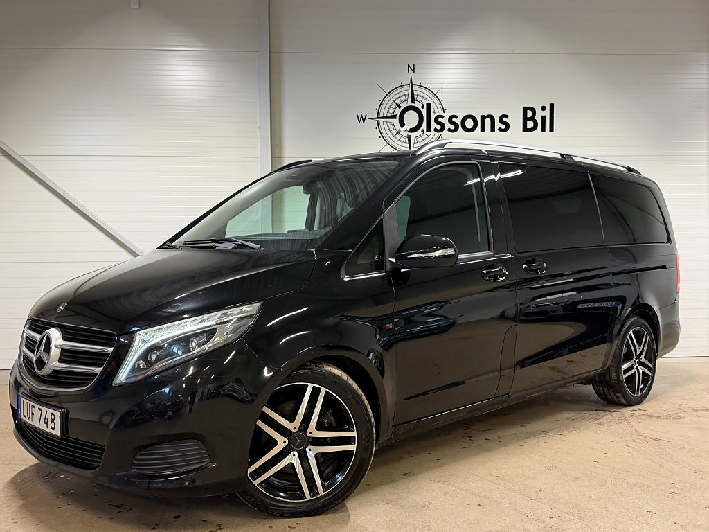 Mercedes-Benz V 220d Aut Drag GPS Backkamera Värmare 8-sits