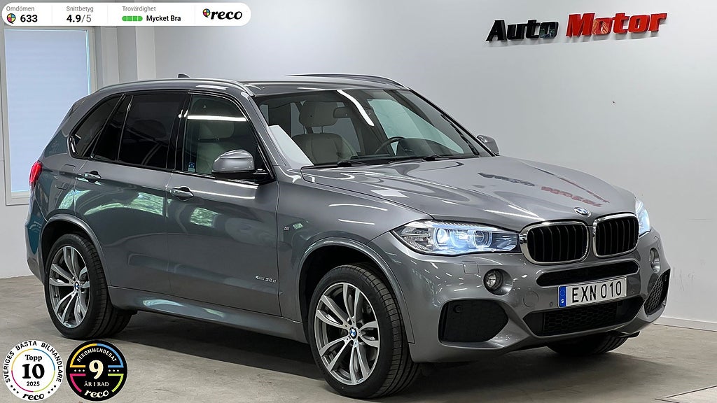 BMW X5 xDrive30d M-sport 258hk Drag/Värmare/Fullservad