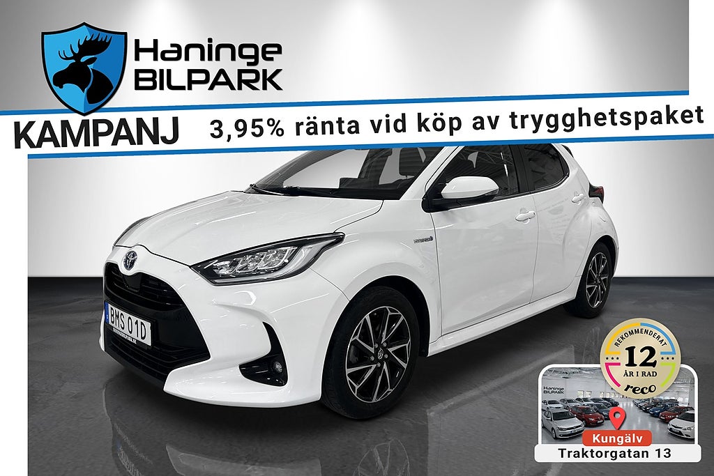 Toyota Yaris Hybrid CVT /Carplay/Backkamera/Nyservad/Superdeal 3,95%