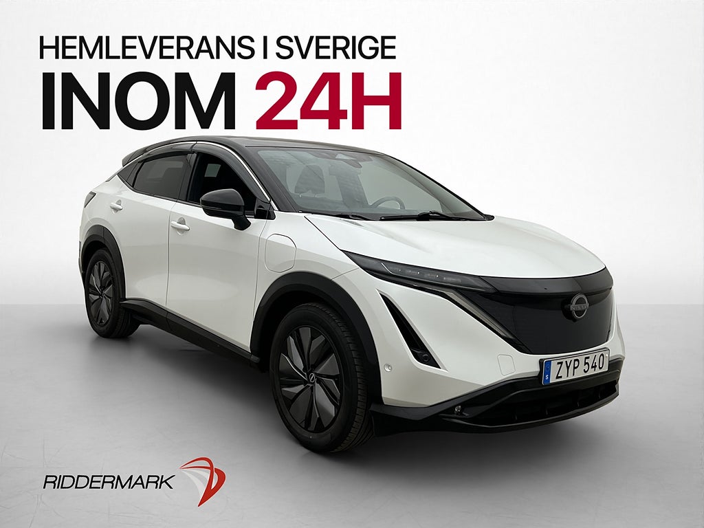 Nissan Ariya 63 65 kWh Evolve Pano Drag Värmepump BOSE 360°