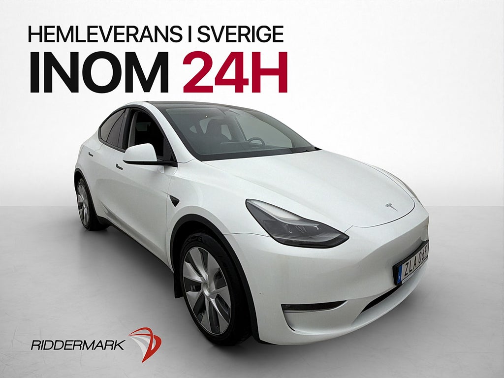 Tesla Model Y Long Range AWD Autopilot Dragkrok Pano MOMS