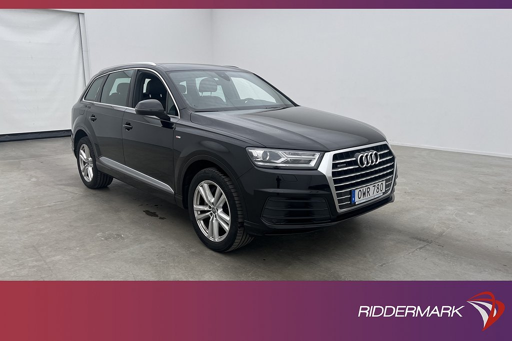 Audi Q7 TDI Q 272hk S-Line 7-sits BOSE Cockpit 4,95% Ränta