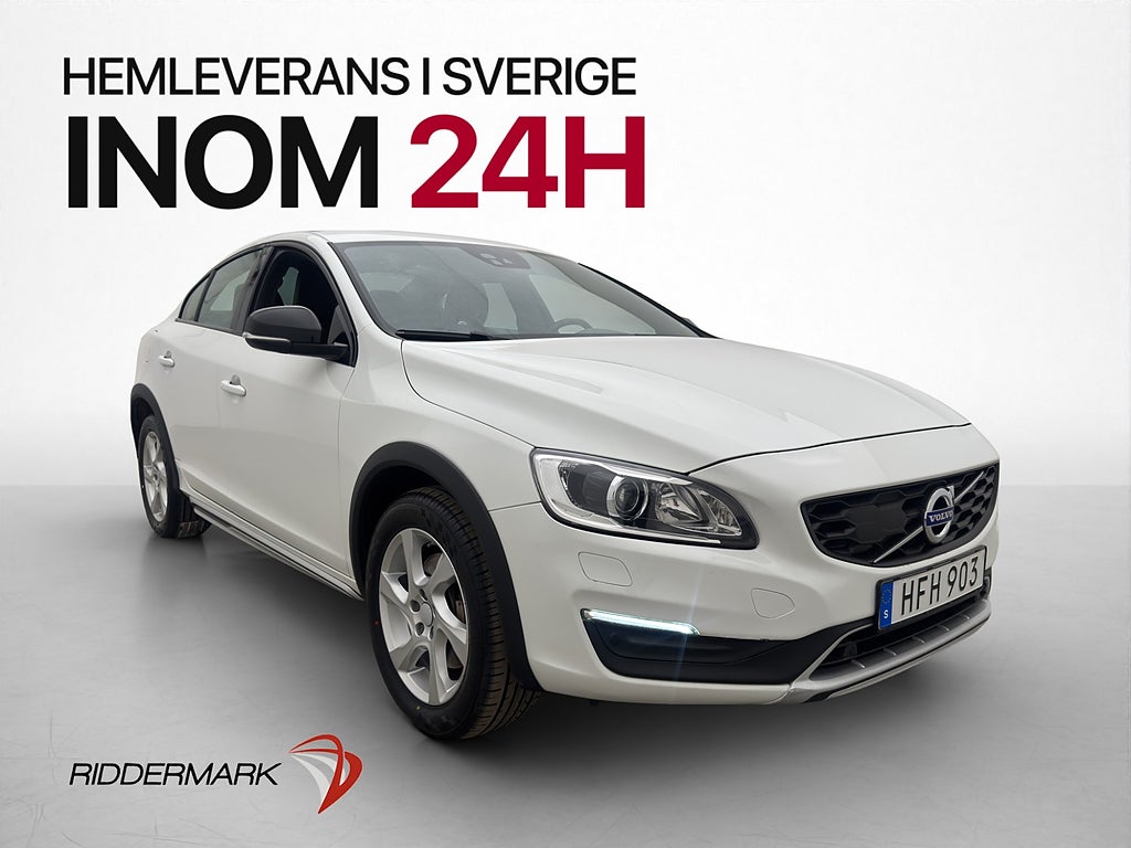 Volvo S60 Cross Country D4 AWD D-Värm Rattvärm Halvskinn Nav