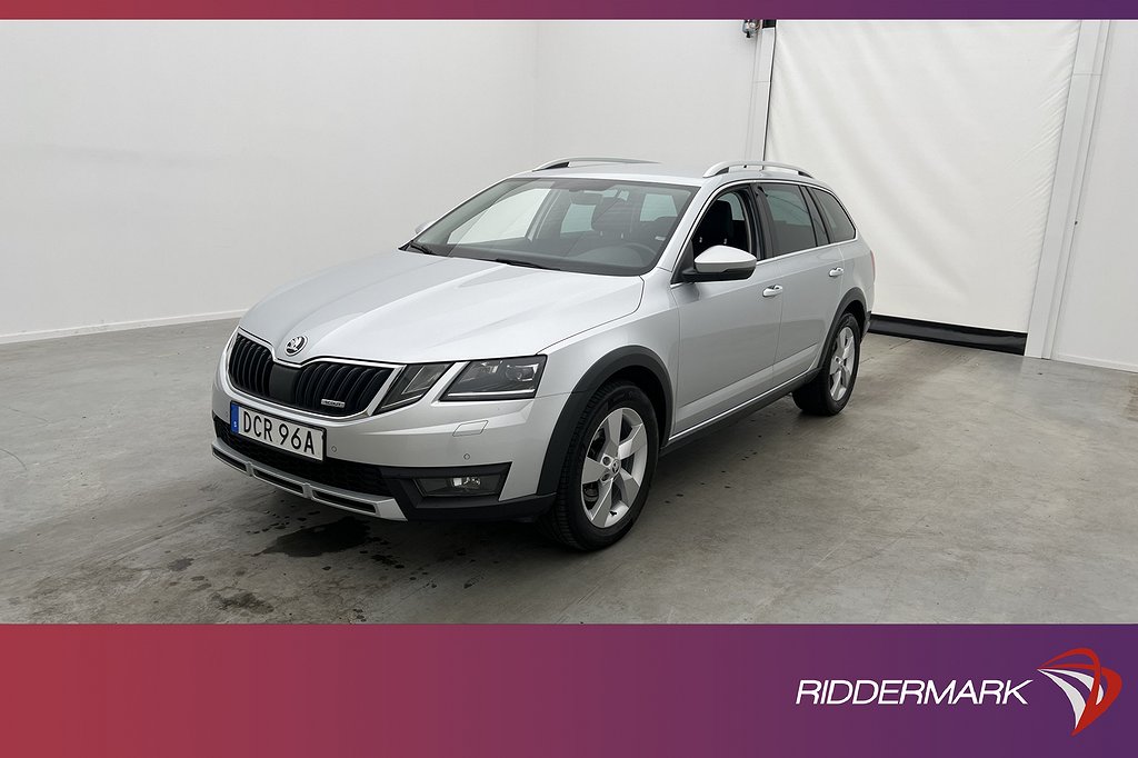 Skoda Octavia Scout 4x4 Värm Canton Kamera Navi Drag MOMS