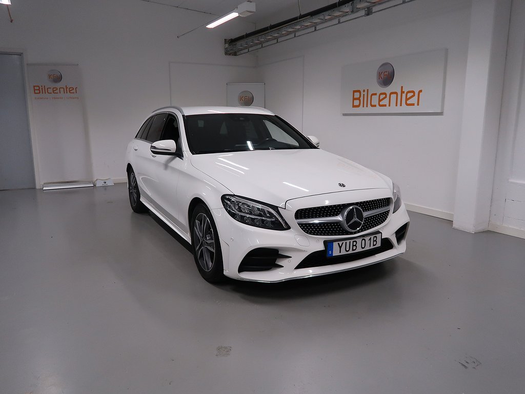 Mercedes-Benz C *3,99% RÄNTA* 220 T d AMG V-Däck ingår Burmester-Värmare-Drag-Ka