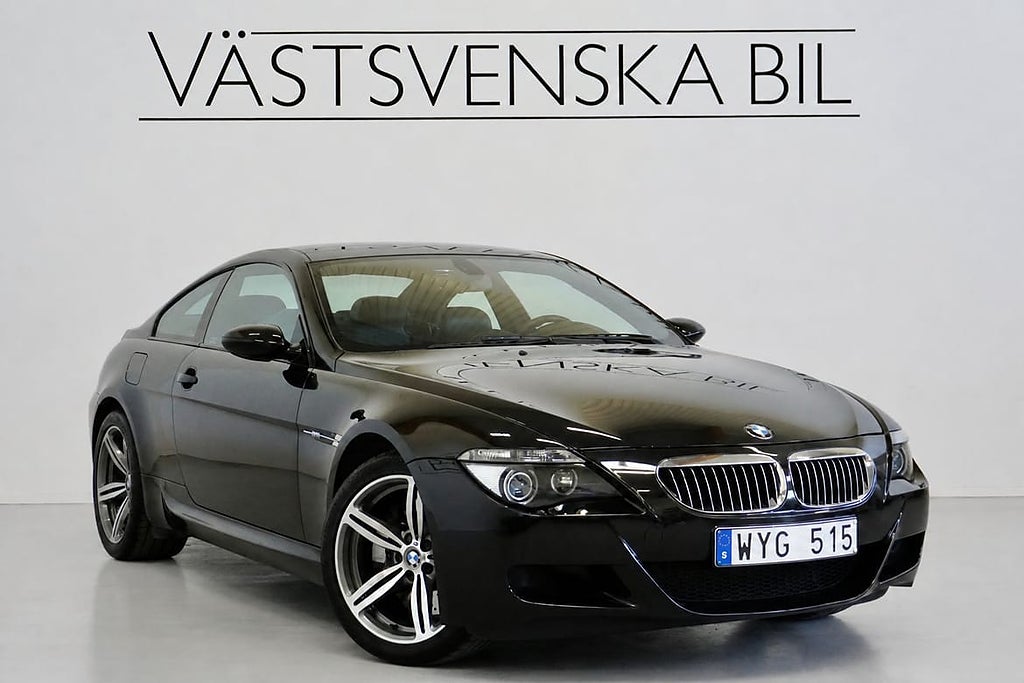 BMW M6 Coupé V10 507hk Kolfiber/Svensksåld/OBS skick