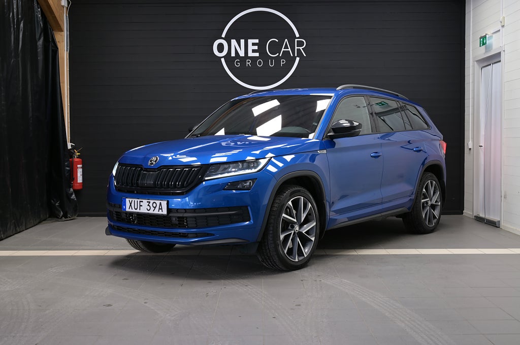 Skoda Kodiaq 2.0 TDI SCR 4x4 Sportline 7-sits Nybes SE SPEC 190hk