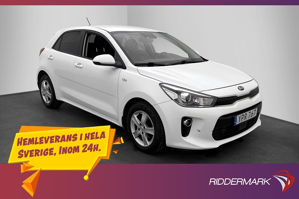 Kia Rio 1.2 CVVT 84hk Kamera CarPlay Lane Assist Sensorer