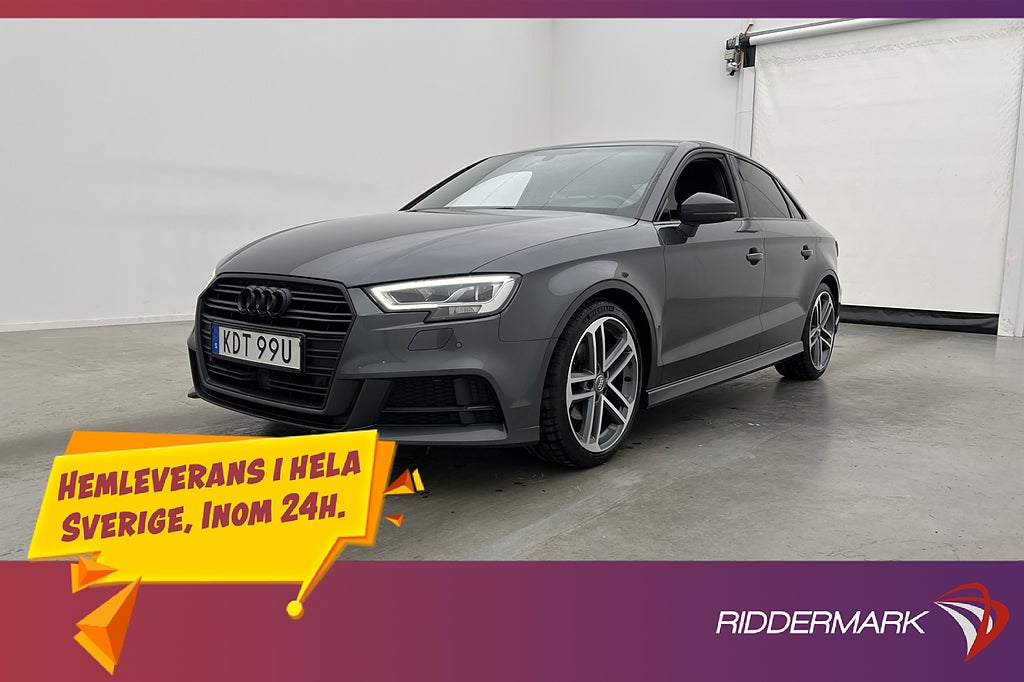 Audi A3 35 TFSI S-Line Värm Kamera Sensorer Adaptiv