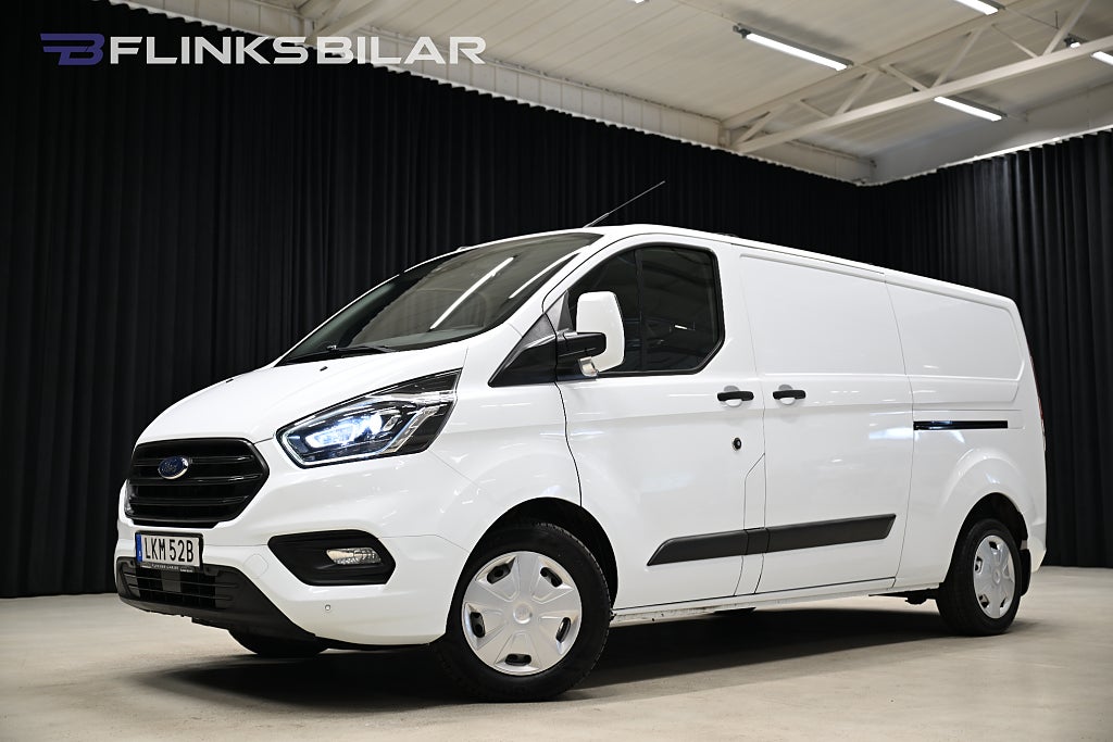 Ford transit 130HK L2|Automat|LED|Dubbeldörr|Drag|Värmare|Leasbar