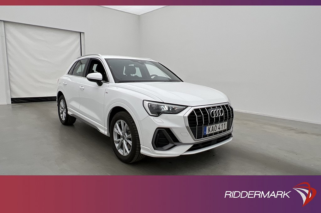 Audi Q3 40 TDI Q 200hk S-Line Cockpit D-Värmare 360° Drag