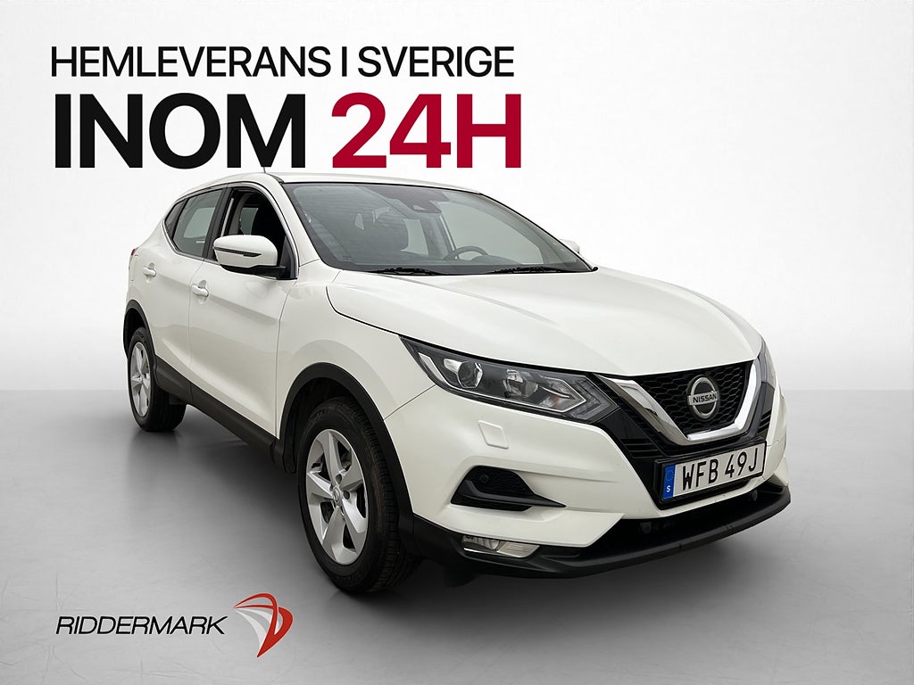 Nissan Qashqai 1.3 DIG-T Acenta Backkamera CarPlay 0.55l/mil