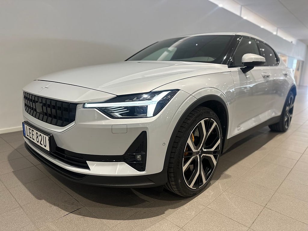 Polestar 2 Long Range Dual Motor 78kWh Plus Pilot, Dragkrok, Panoramatak, 3