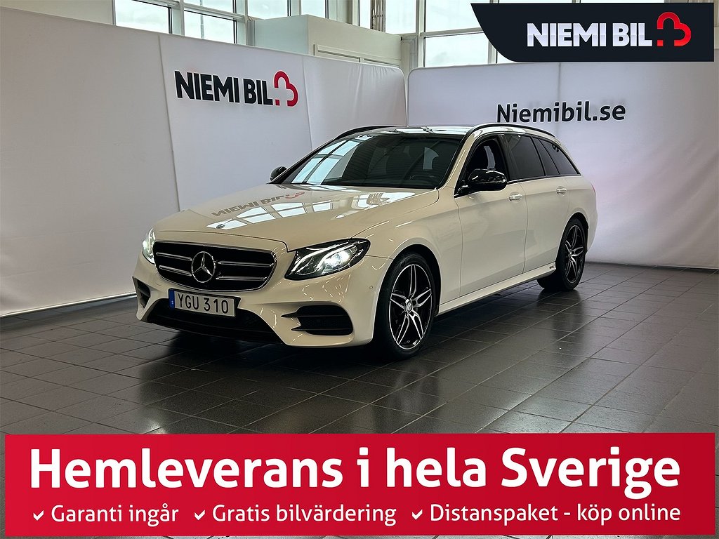 Mercedes-Benz E 220 T 194hk AMG Sport Pano/SoV/Drag/D-Värm