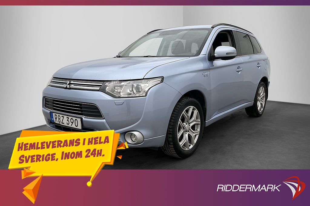Mitsubishi Outlander PHEV 203hk Business Skinn Kamera Navi