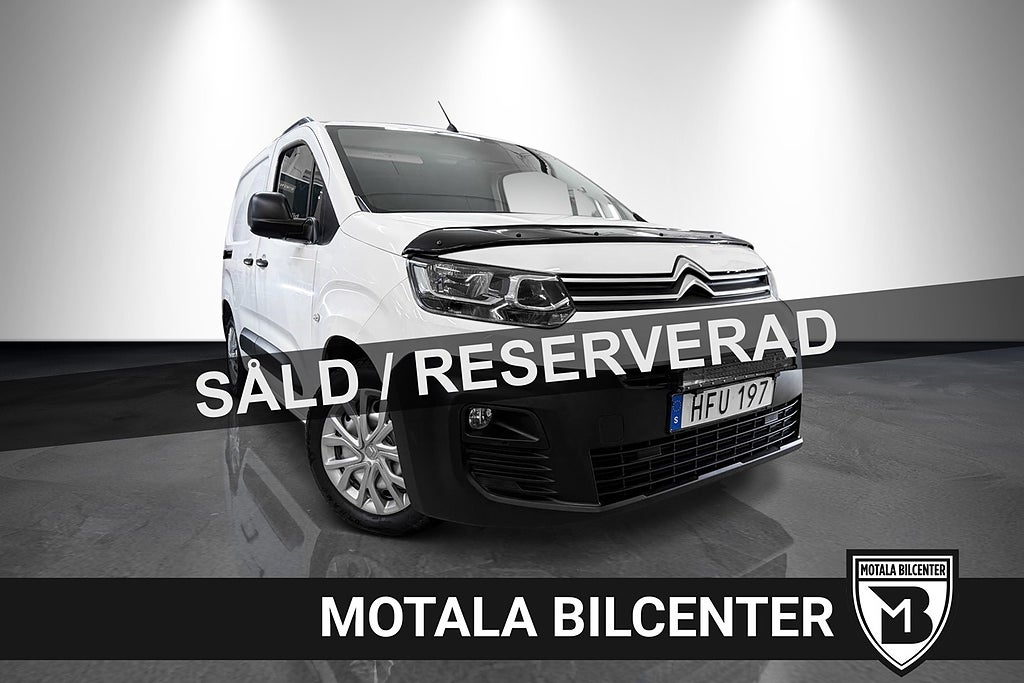 Citroën Berlingo Berlingo Van 1.5 BlueHDi 100 Manuell, 102hk,  SÅLD