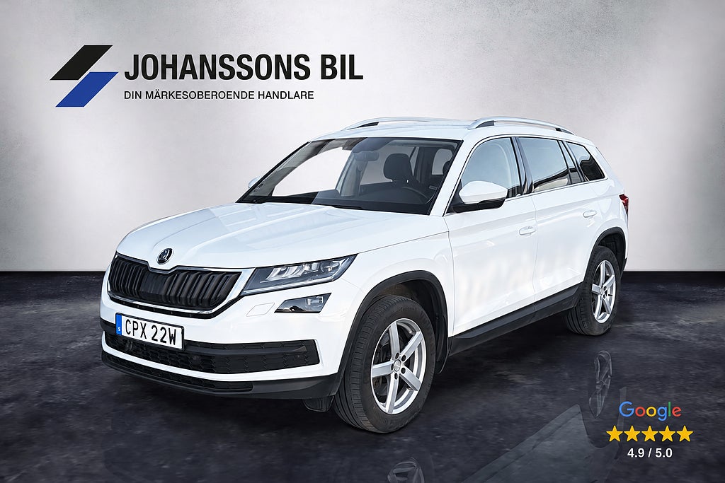 Skoda Kodiaq 7-sits 2.0 TDI 4x4 Businessline Värmare Skinn Drag