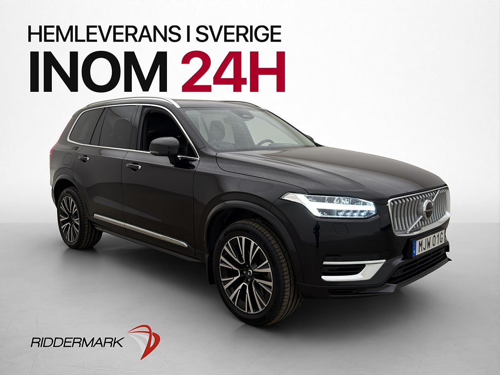 Volvo XC90 T8 AWD 7-Sits Plus Bright Värmare Pano H/K MOMS