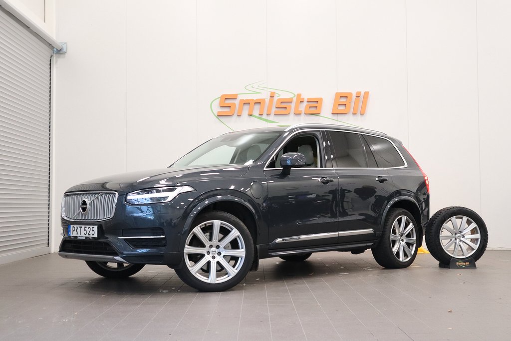 Volvo XC90 T8 TwEn AWD Inscription 7-sits PANO LUFT LÄDER 407hk