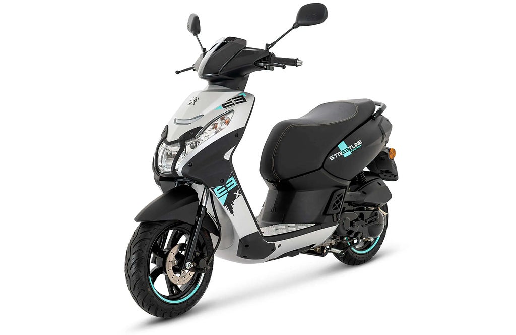 Peugeot Kisbee Streetline 4-takt - Satin Flash silver 