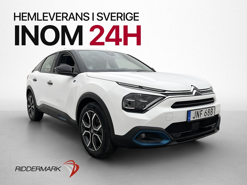 Citroën e-C4 136hk 50 kWh Feel CarPlay Sensorer Lane Assist