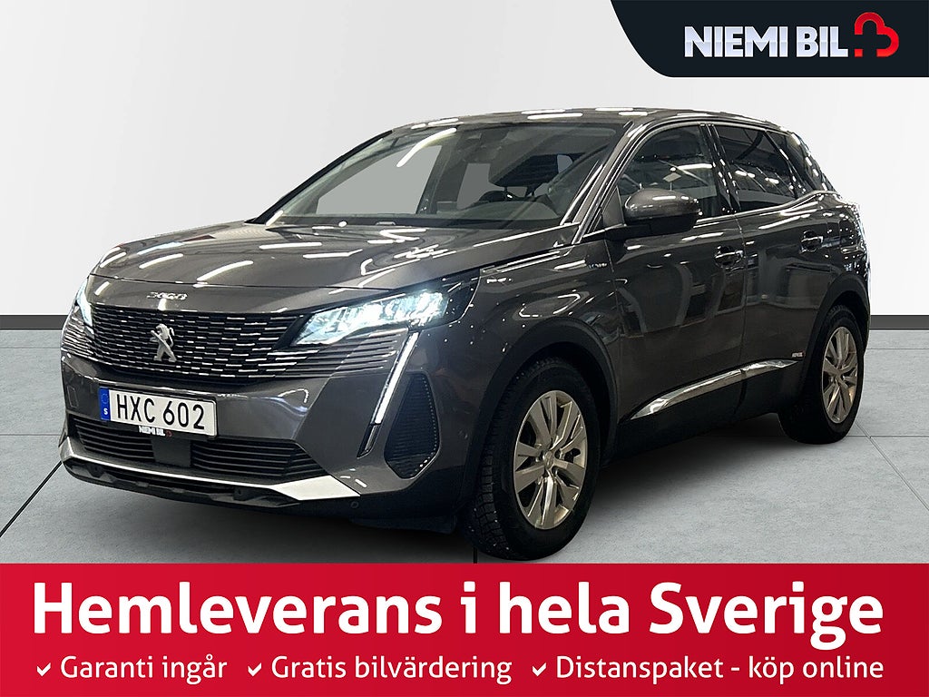 Peugeot 3008 HYBRID 225 EAT Allure S&V-hjul/Carplay/Navi/Kamera