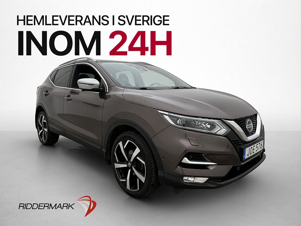 Nissan Qashqai TEKNA + Pano BOSE Skinn 360 Navi Elstol 140hk