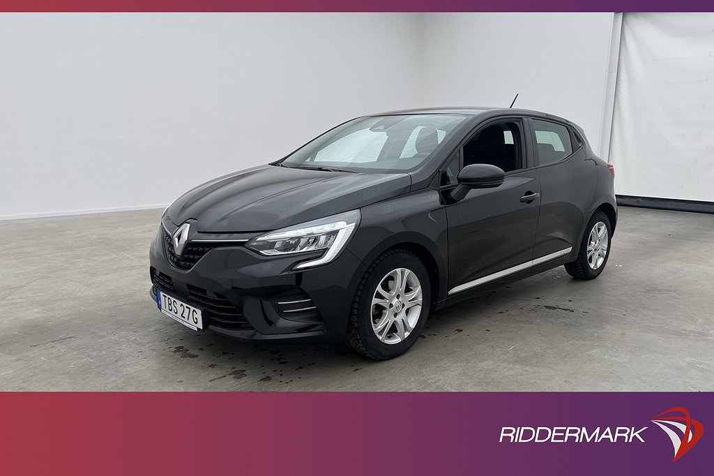 Renault Clio 1.0 TCe 100hk Sensorer CarPlay Farthållare