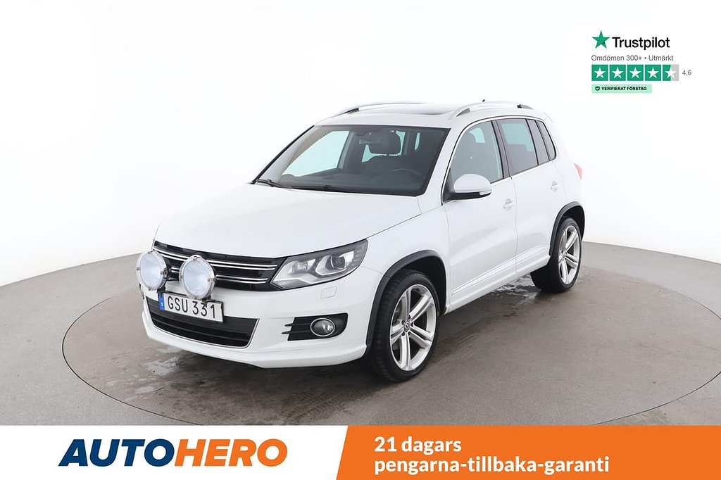 Volkswagen Tiguan 184 HK, Motorvärmare, Dragkrok, Cruise-control, AWD