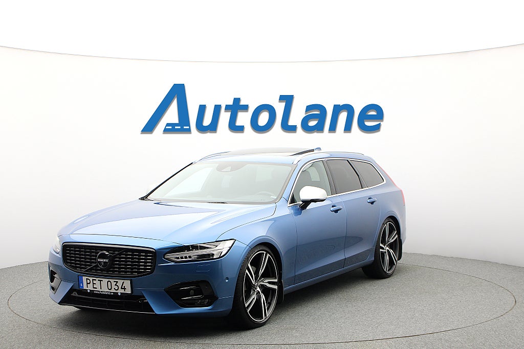 Volvo V90 D5 AWD R-Design,Polestar, B&W,Pano,HUD,360°,Drag,21"
