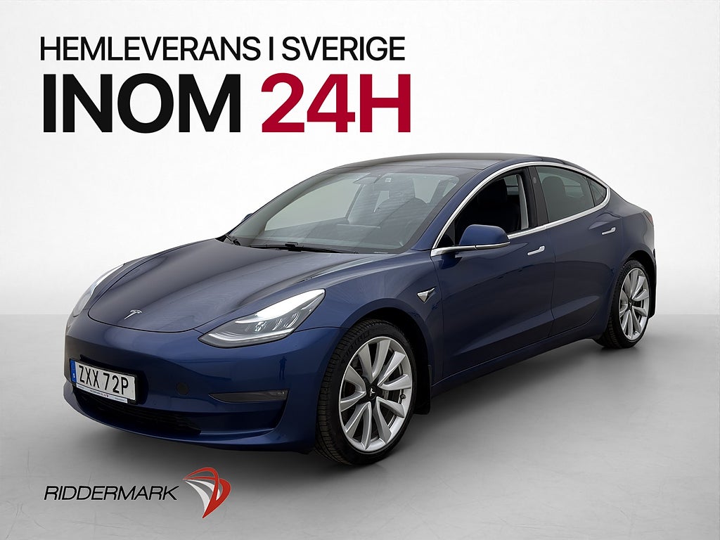 Tesla Model 3 Standard Range Plus 306hk Kamera Autopilot